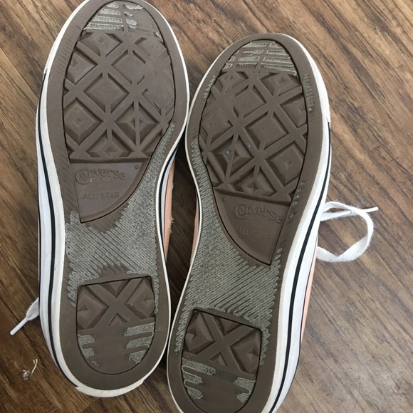 Pink-ish/Orange-ish Converse - Picture 2 of 4